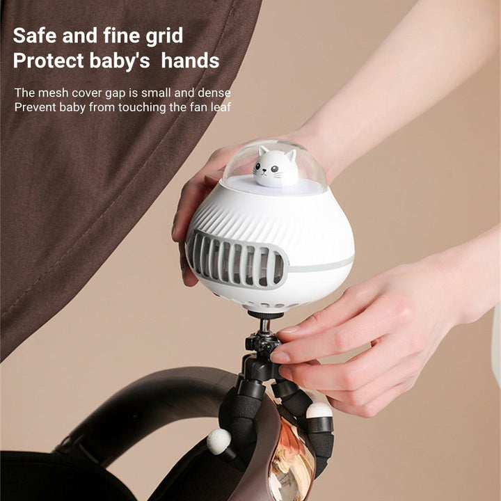 Sicherheits tragbarer bladeless Ventilator für Babywagen | Karnz