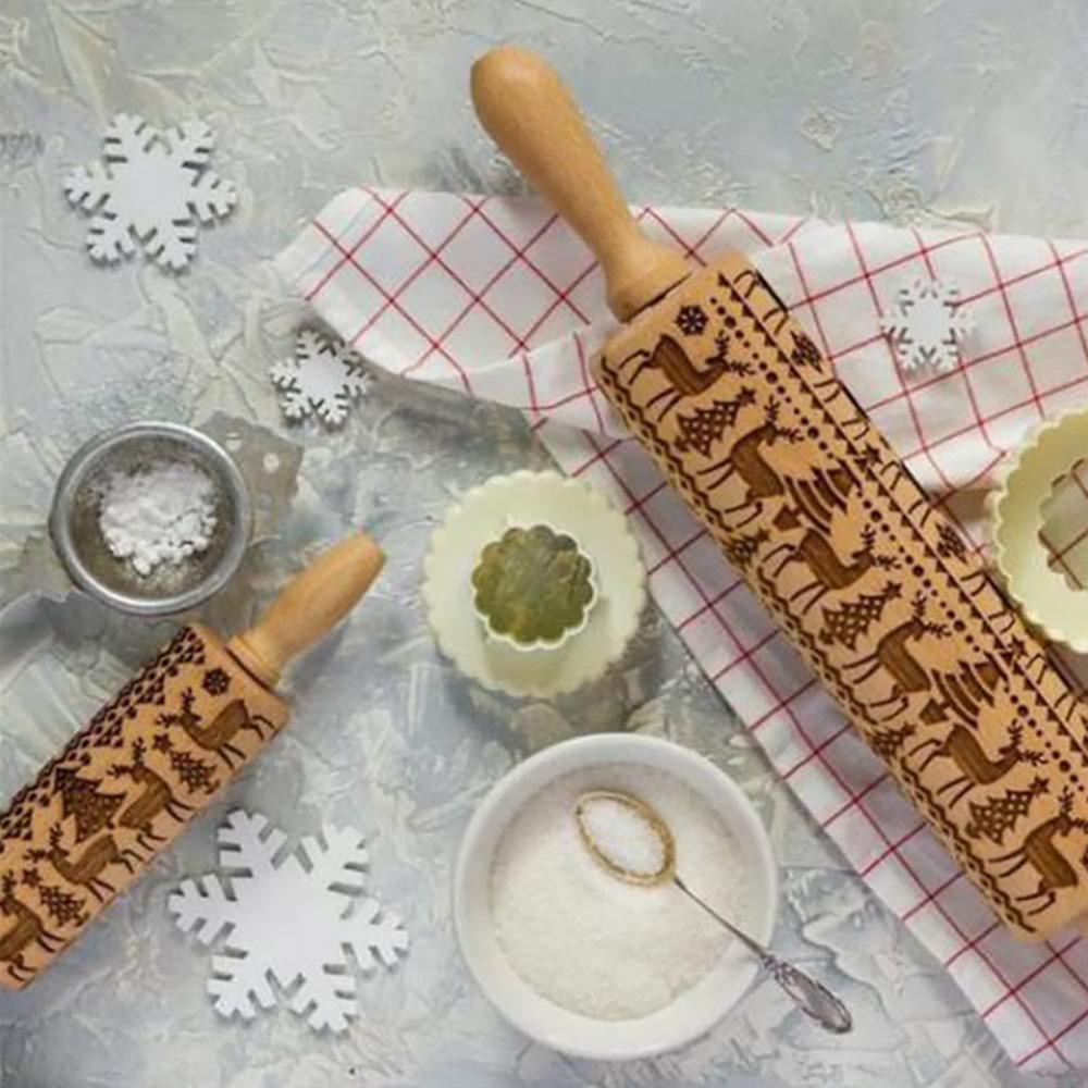 Weihnachten Präge Nudelholz | Karnz