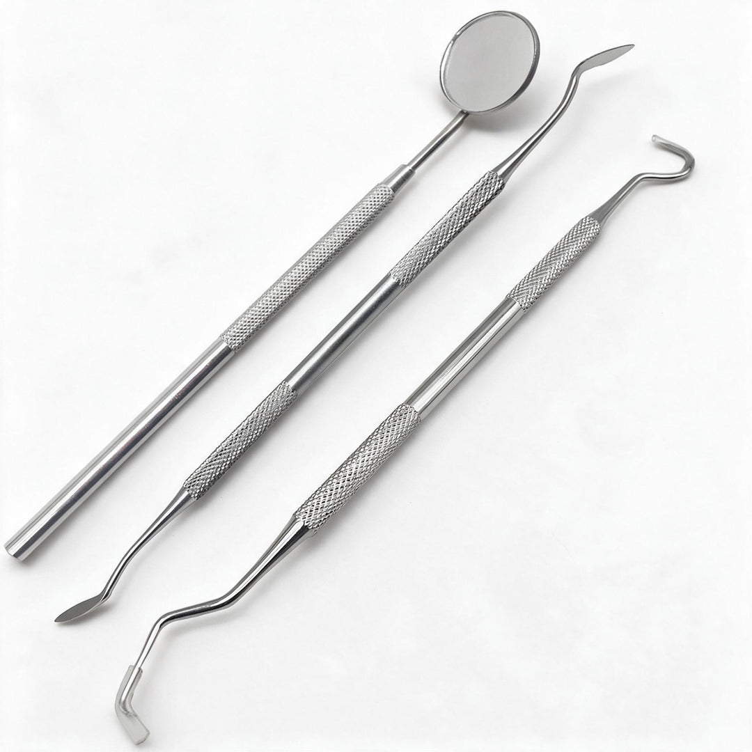 Zahnärztliche Instrumente | Zahnsteinentferner-Set aus Edelstahl für Zuhause