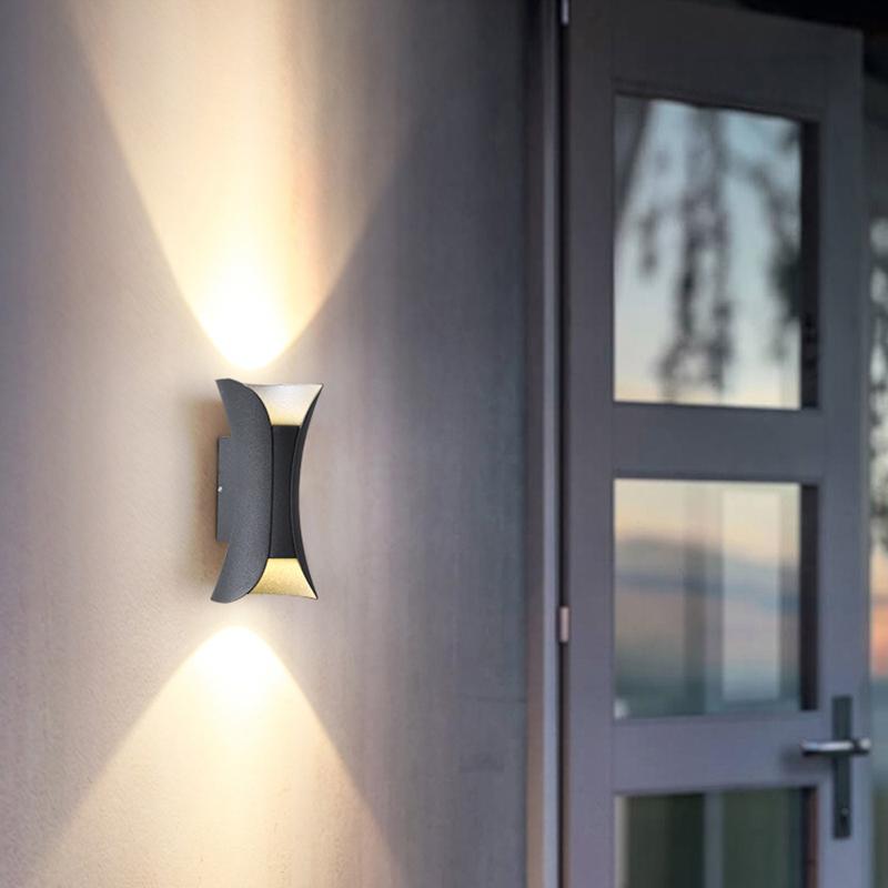 Sandsberg | LED-Außenwandleuchte | Wasserdicht mit Up- und Down-Beleuchtung