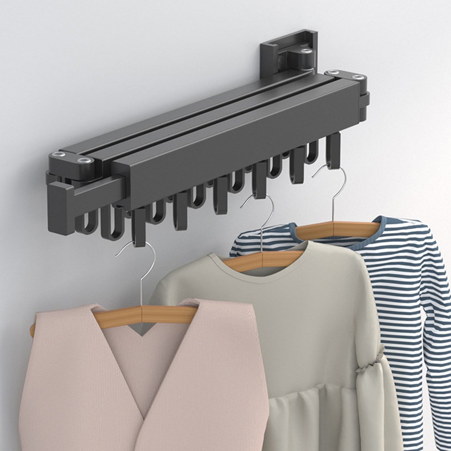 Wäscheständer | Platzsparendes, faltbares Design | Für drinnen und draußen geeignet