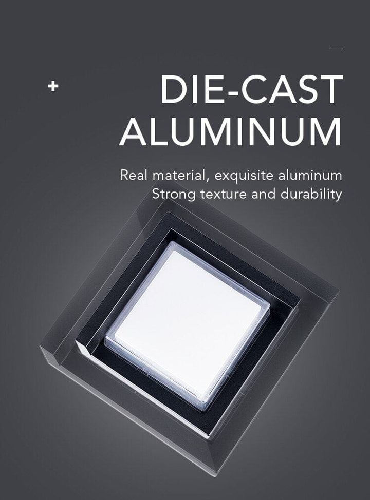 Bewegungsmelder Außen Wandlampe – Modernes Aluminium Design