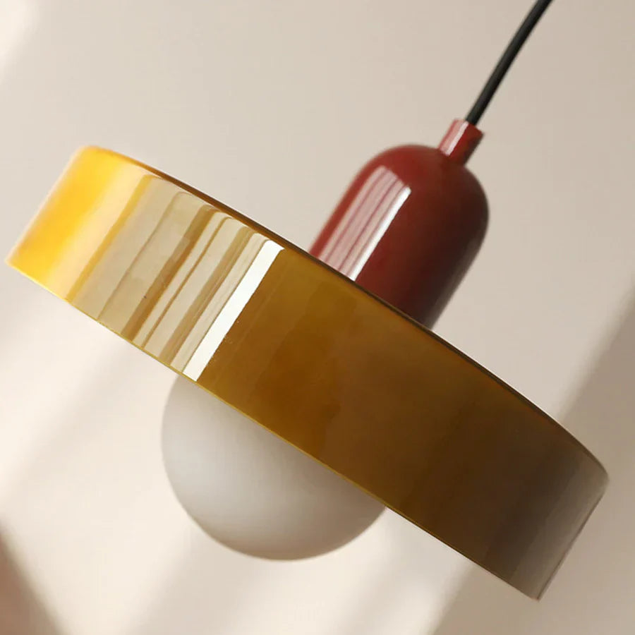 Skandinavische Pendelleuchte für Wohnzimmer und Esszimmer – Minimalistisches Design mit einstellbarer Höhe – Glas | Karnz