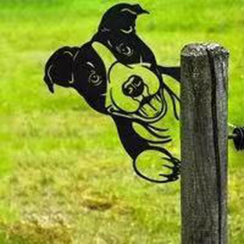 Outdoor Garten Bauernhof Spionierende Ziege Metall Kunstwerk Innen Deko | Karnz