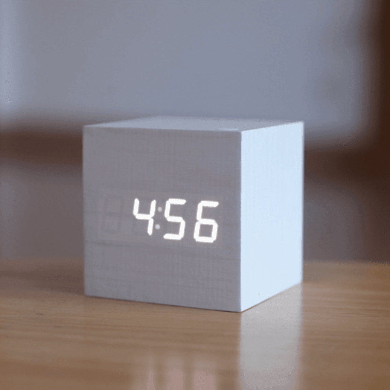 Digitale Holz-LED-Uhr