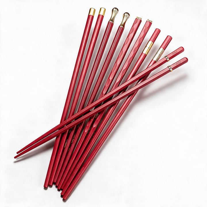 DineLux – Luxuriöses Essstäbchen-Set mit raffinierten Designs (5 Paare)