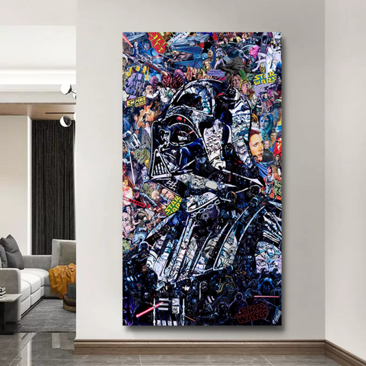 Disney Star Wars Poster Darth Vader Leinwandbild - Wanddekoration - Berühmtes Wandbild