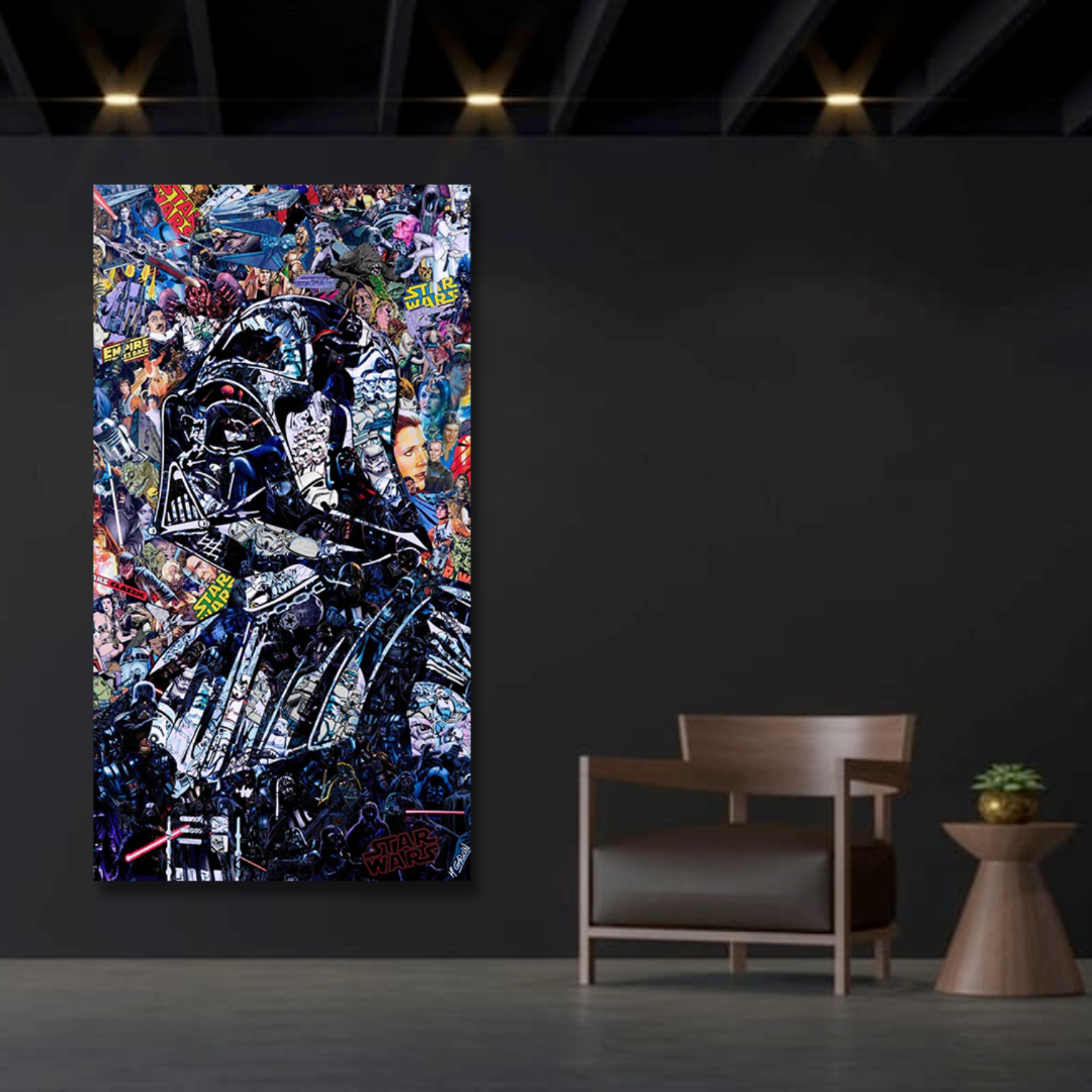 Disney Star Wars Poster Darth Vader Leinwandbild - Wanddekoration - Berühmtes Wandbild