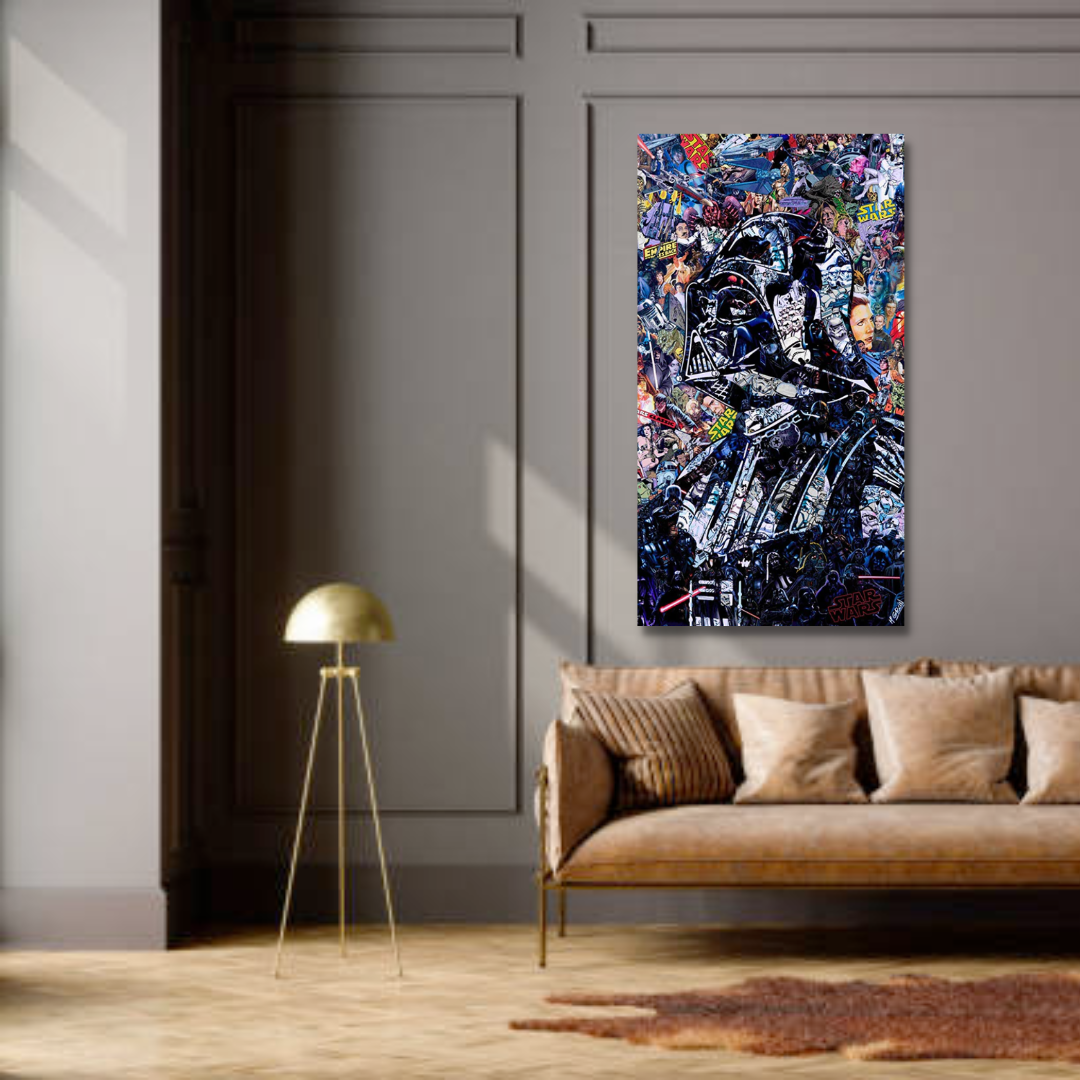 Disney Star Wars Poster Darth Vader Leinwandbild - Wanddekoration - Berühmtes Wandbild