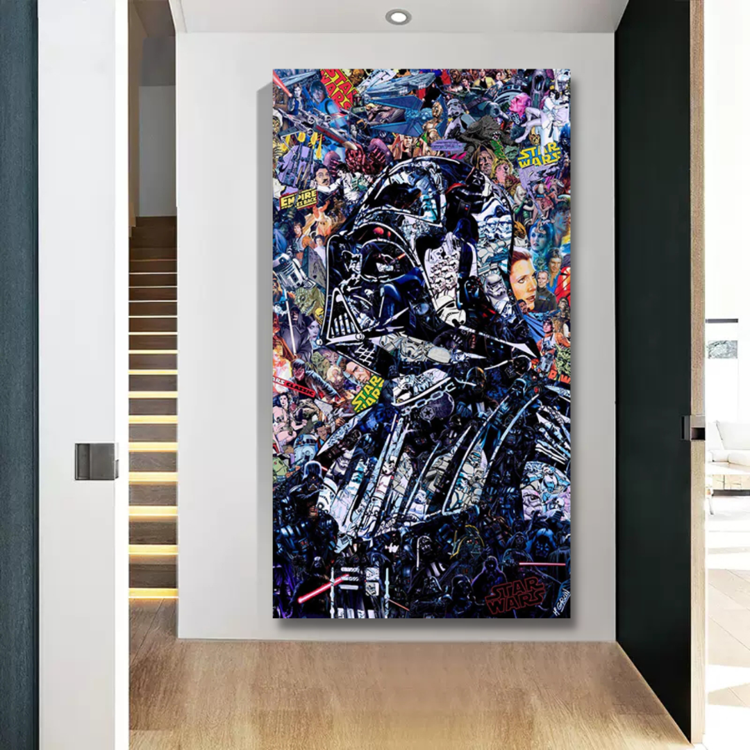 Disney Star Wars Poster Darth Vader Leinwandbild - Wanddekoration - Berühmtes Wandbild