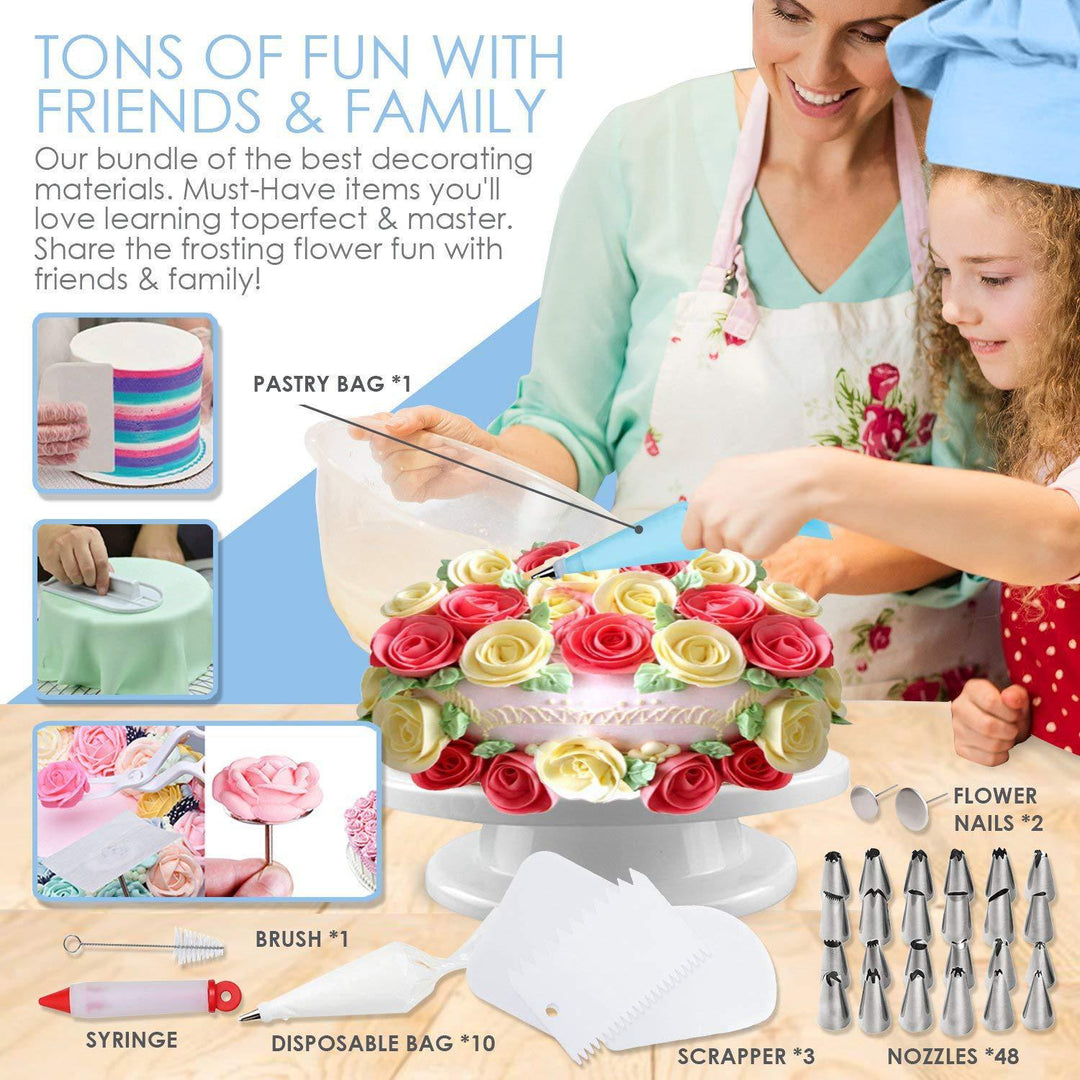 DIY Kuchen Drehteller Sahne Dekoration Zubehör Spatel Set Backwerkzeug | Karnz