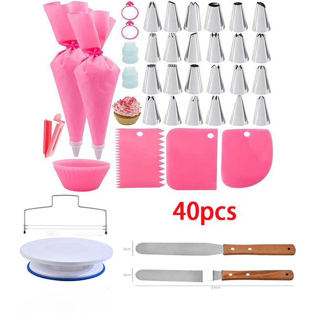 DIY Kuchen Drehteller Sahne Dekoration Zubehör Spatel Set Backwerkzeug | Karnz