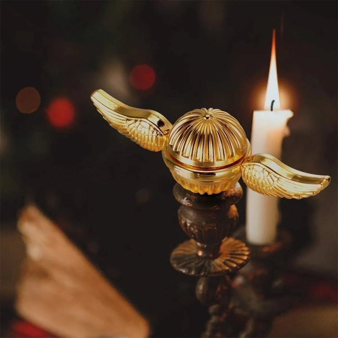 Goldene Schnatz Spinner - Stress und Angst abbauen - Ein magischer Entspannungshelfer! | Karnz