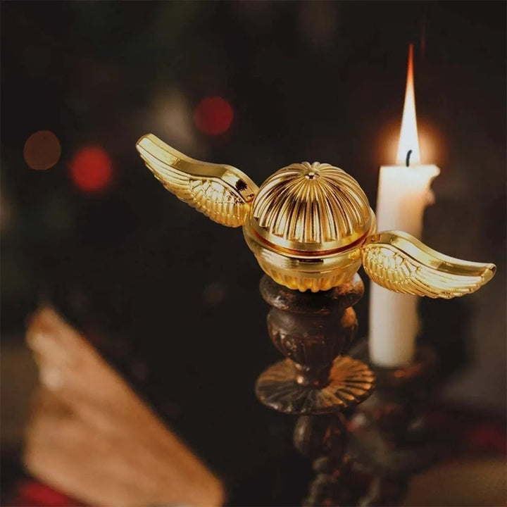 Goldene Schnatz Spinner - Stress und Angst abbauen - Ein magischer Entspannungshelfer! | Karnz