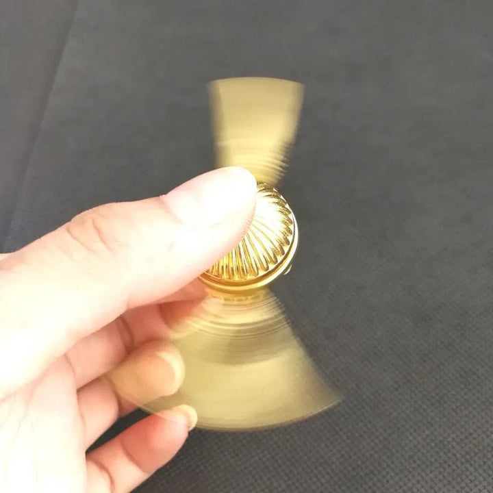 Goldene Schnatz Spinner - Stress und Angst abbauen - Ein magischer Entspannungshelfer! | Karnz