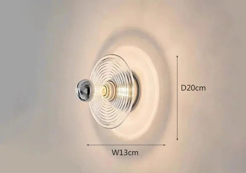 Moderne Wellen-Deckenleuchte – Elegante Glasleuchte für Wohn- oder Schlafzimmer | Karnz