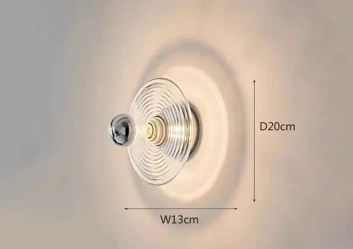 Moderne Wellen-Deckenleuchte – Elegante Glasleuchte für Wohn- oder Schlafzimmer | Karnz