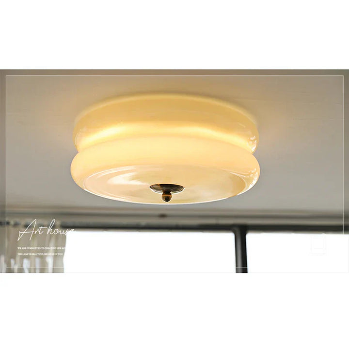 Dänische Deckenleuchte im Bauhaus-Stil - Elegante Aura-Lampe für Wohnzimmer & Schlafzimmer | Karnz