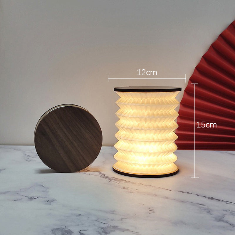 Faltbare LED-Laterne mit kompaktem Design – Tragbare dekorative Lampe für Innen- und Außenbereiche | Karnz