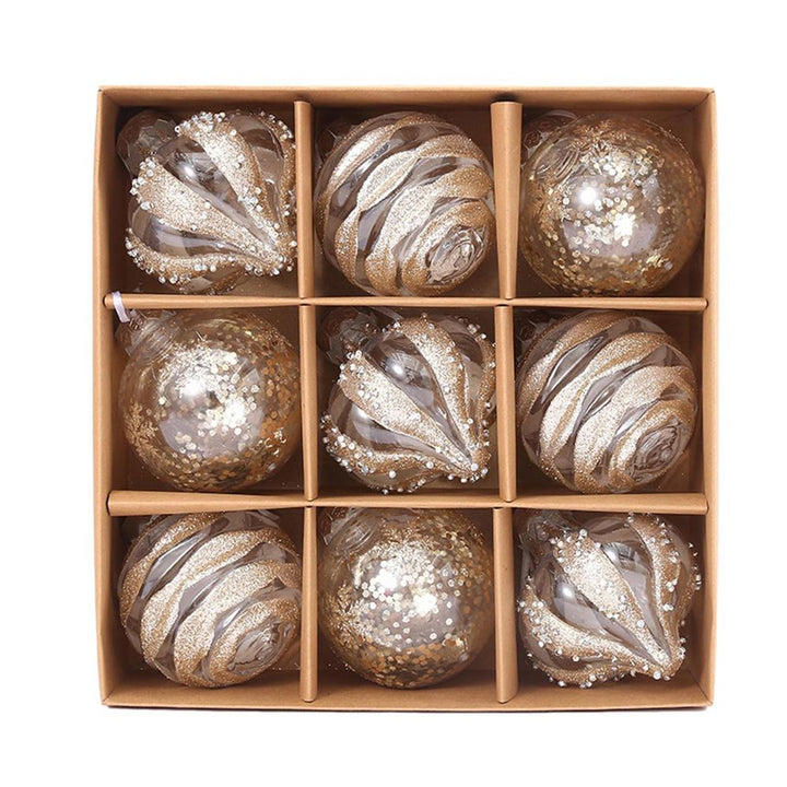 Karnz | GoldElegance | Luxuriöse goldene Weihnachtsornamente