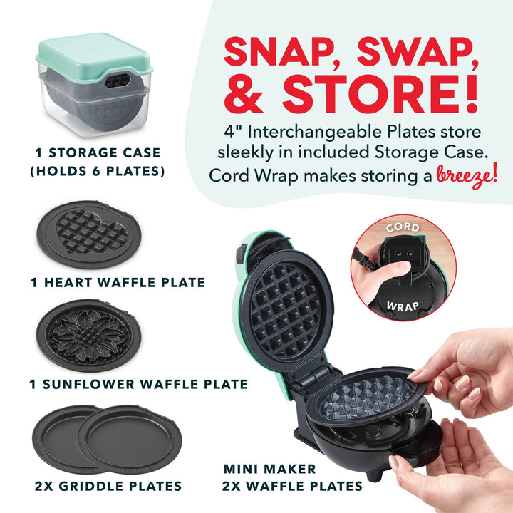Waffel- und Grill-Mini-Press | Karnz