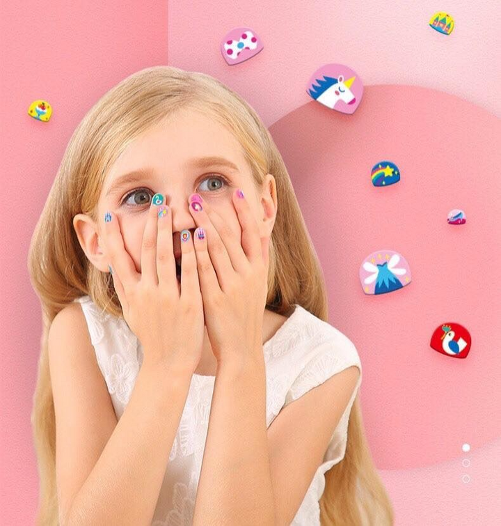 Kids Nagelkunst Aufkleber | Spaßige & Einfache Designs | Karnz