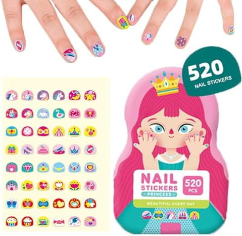 Kids Nagelkunst Aufkleber | Spaßige & Einfache Designs | Karnz