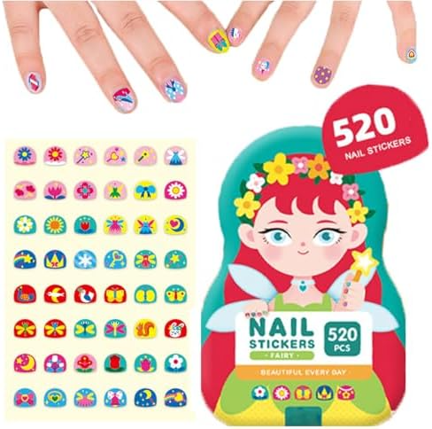 Kids Nagelkunst Aufkleber | Spaßige & Einfache Designs | Karnz