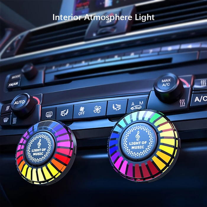 Auto Sound Pickup Licht | Tragbares RGB Vergnügen unterwegs | Karnz