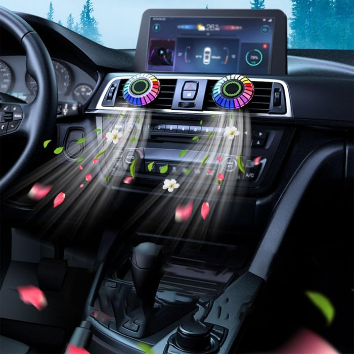 Auto Sound Pickup Licht | Tragbares RGB Vergnügen unterwegs | Karnz