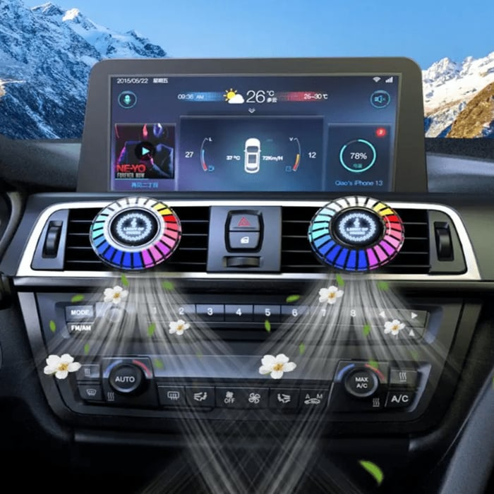 Auto Sound Pickup Licht | Tragbares RGB Vergnügen unterwegs | Karnz