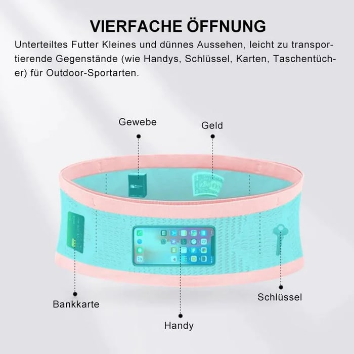 Versteckte Hüfttasche | Komfort und Bequemlichkeit unterwegs | Karnz
