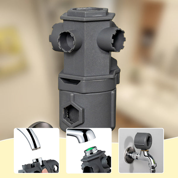 All-in-One Wasserhahn-Schlüssel-Werkzeugset | Kompakte Lösung für Sanitärinstallationen | Karnz