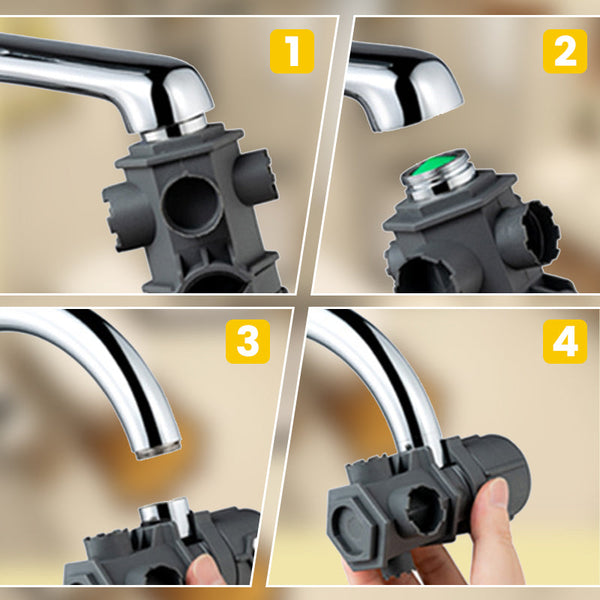 All-in-One Wasserhahn-Schlüssel-Werkzeugset | Kompakte Lösung für Sanitärinstallationen | Karnz