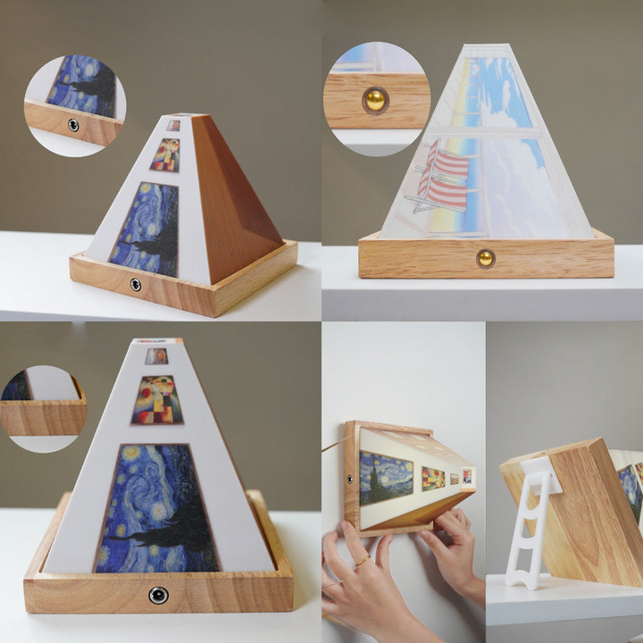 3D-Naked Eye Vision Wandlampe | Atemberaubende Wandambiente | Karnz