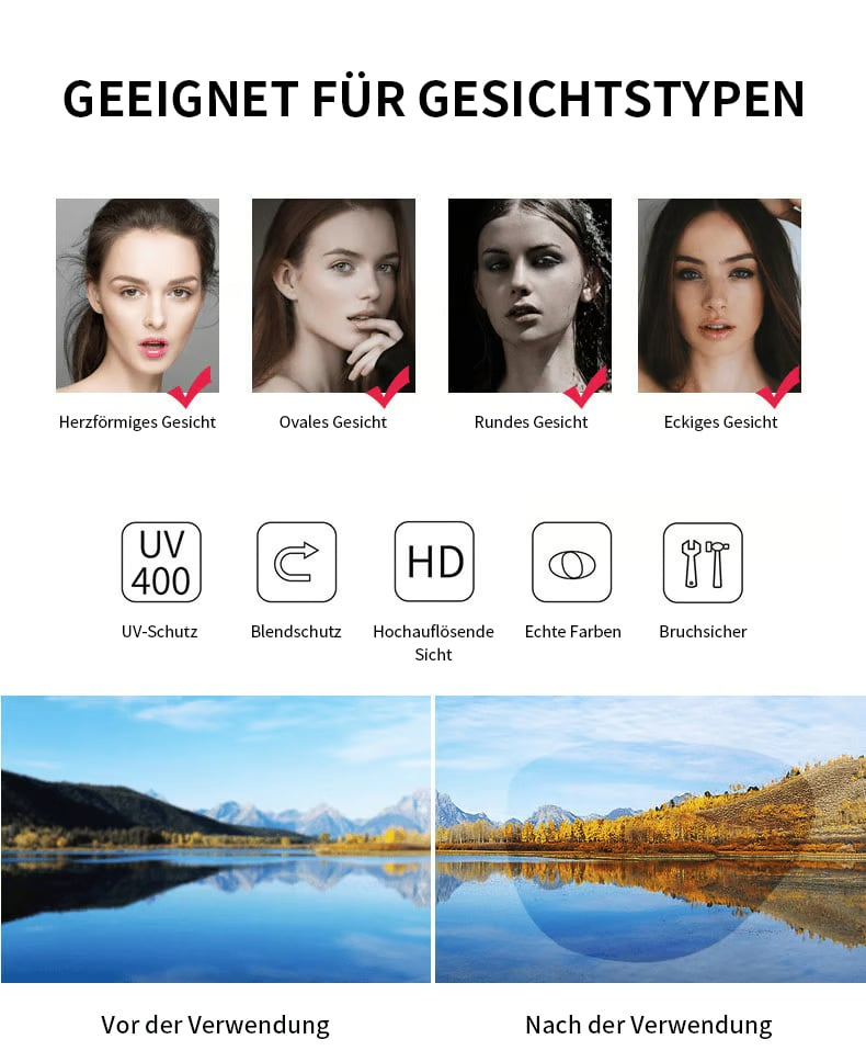 Phototrope Bifokalbrille | Stylische adaptive Linsen | Karnz