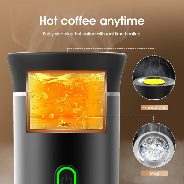 Tragbare Kaffeemaschine | Überall und jederzeit brühen | Karnz