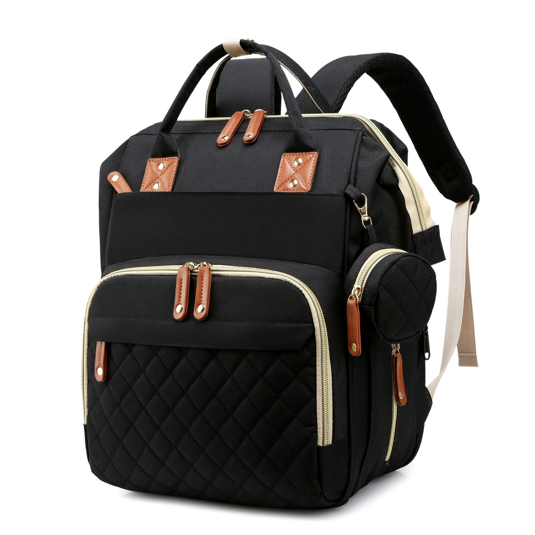 2-in-1-Baby-Wickelrucksack | Eingebautes Wickelbett | Karnz