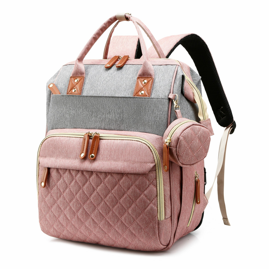 2-in-1-Baby-Wickelrucksack | Eingebautes Wickelbett | Karnz