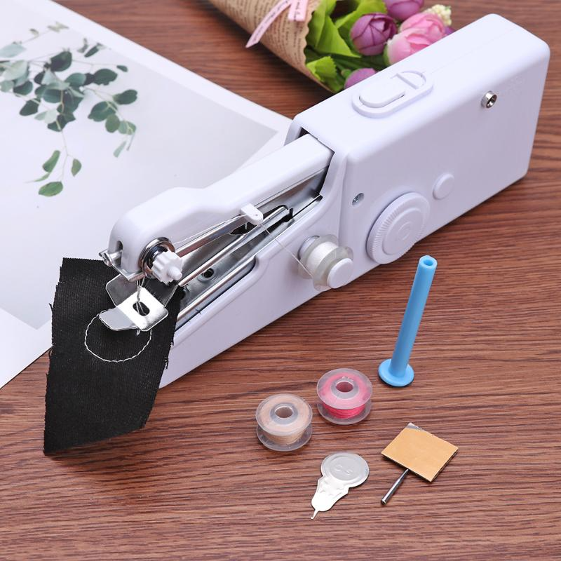 Tragbare Mini Handnähmaschine | Schnell und Einfach Nähen | Karnz