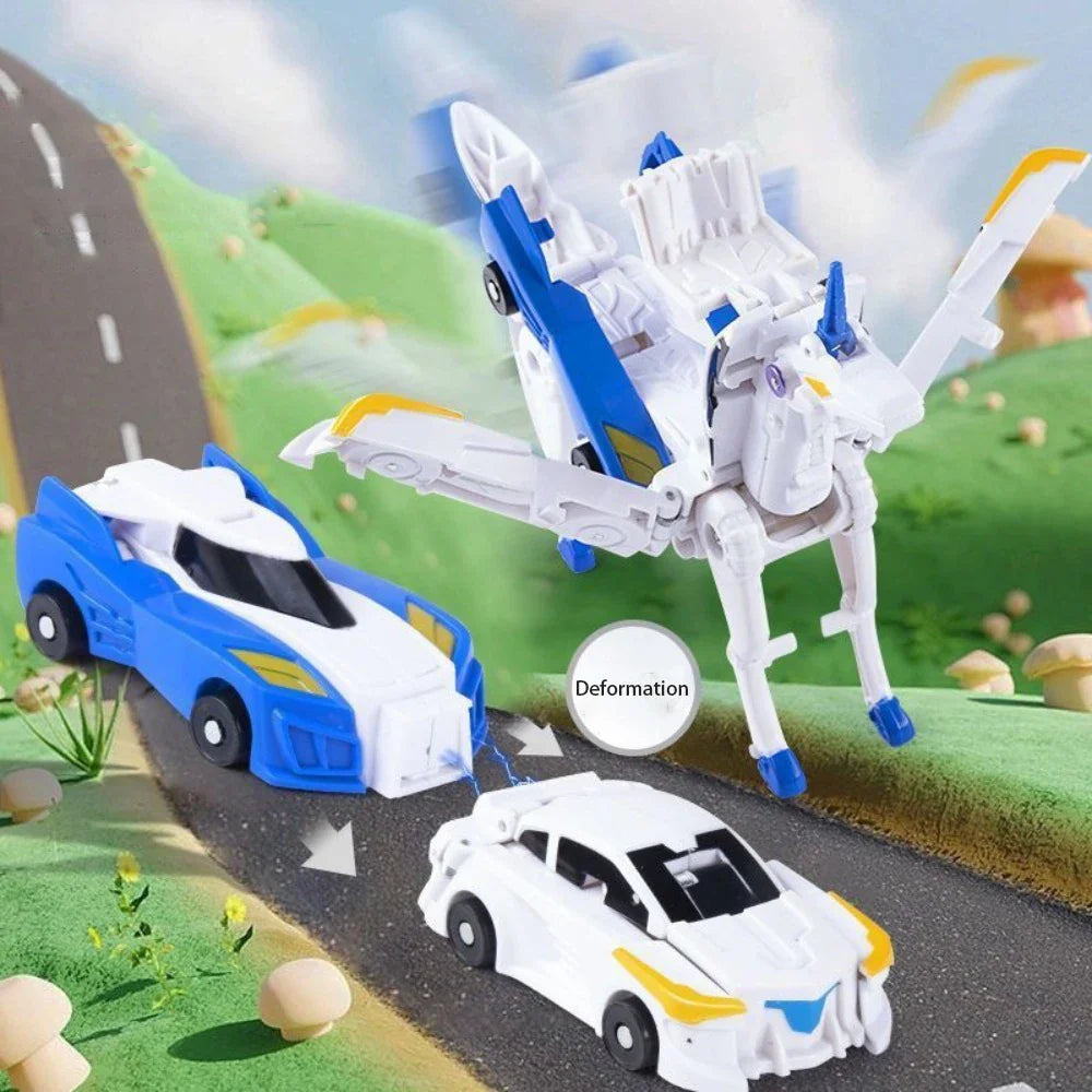 2-in-1 Magnetischer Roboter & Auto | Spielen, Lernen und Kreativ sein! | Karnz
