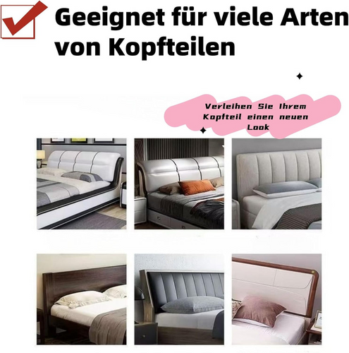 Kopfteilbezug | Stylischer Schutz für Betten | Karnz
