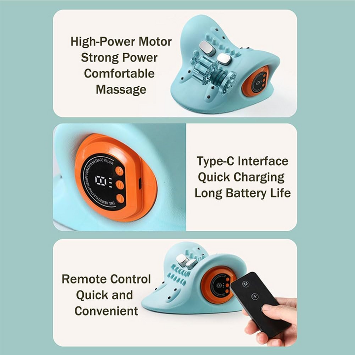 4-in-1-Relief-Massager | Korrekte Haltung und Muskelverspannungen leicht lindern | Karnz