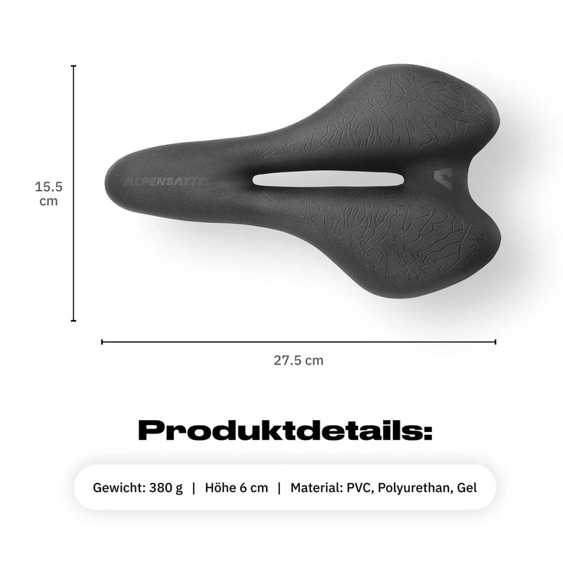 Ergonomischer Fahrradsattel | Nie wieder Rücken- und Gesäßschmerzen | Karnz