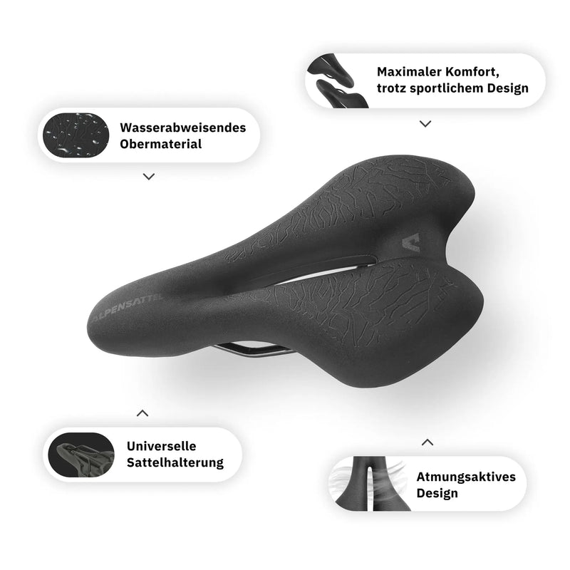 Ergonomischer Fahrradsattel | Nie wieder Rücken- und Gesäßschmerzen | Karnz
