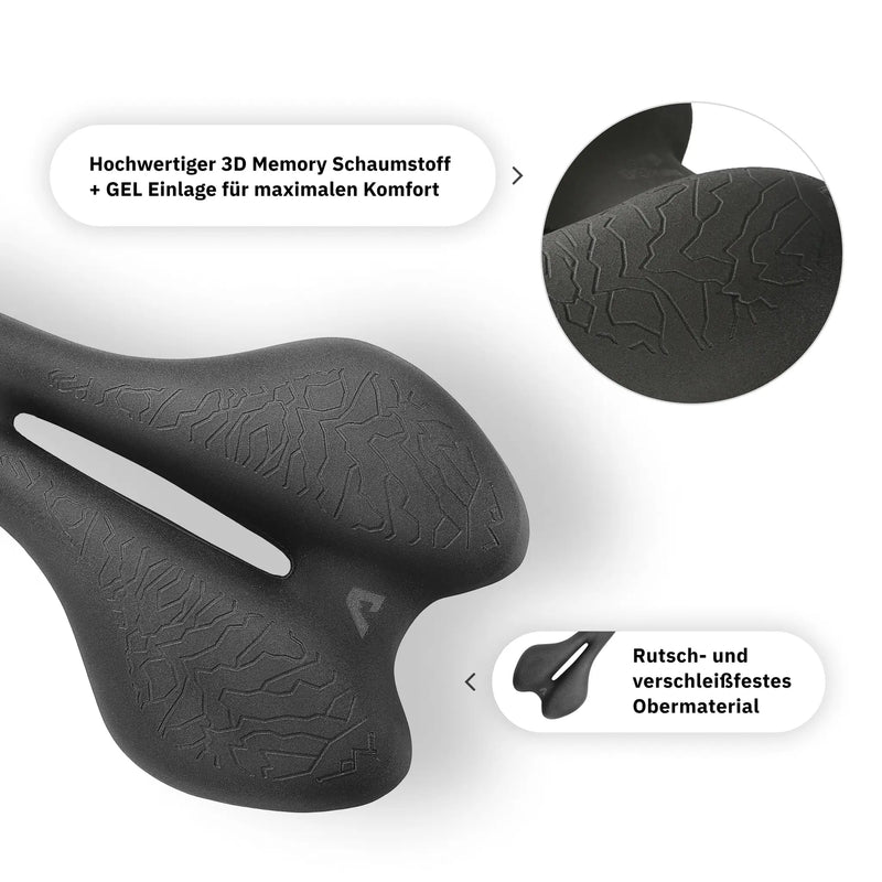 Ergonomischer Fahrradsattel | Nie wieder Rücken- und Gesäßschmerzen | Karnz