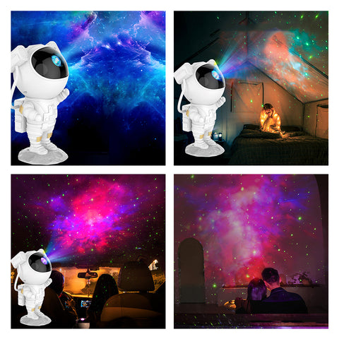 Sternenhimmel Astronaut | LED Galaxy Projektor Nachtlicht für Schlafzimmer & Kinder | Karnz
