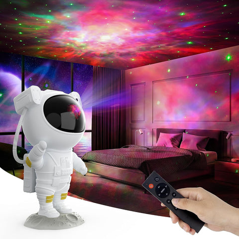 Sternenhimmel Astronaut | LED Galaxy Projektor Nachtlicht für Schlafzimmer & Kinder | Karnz