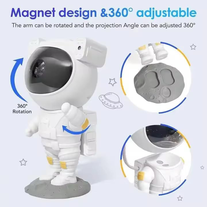 Sternenhimmel Astronaut | LED Galaxy Projektor Nachtlicht für Schlafzimmer & Kinder | Karnz