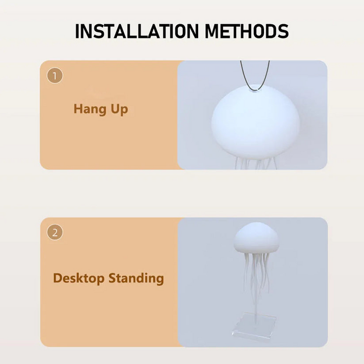 Tanzende Qualle Lampe | Lindert sofort Stress und Angst | Karnz